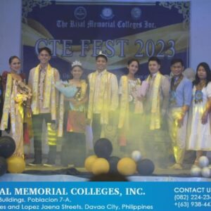 Glittering Crowns and Beaming Smiles: Mark Salcedo was crowned Mr. CTE and Crisjan Shane Carpentero was crowned MS.CTE